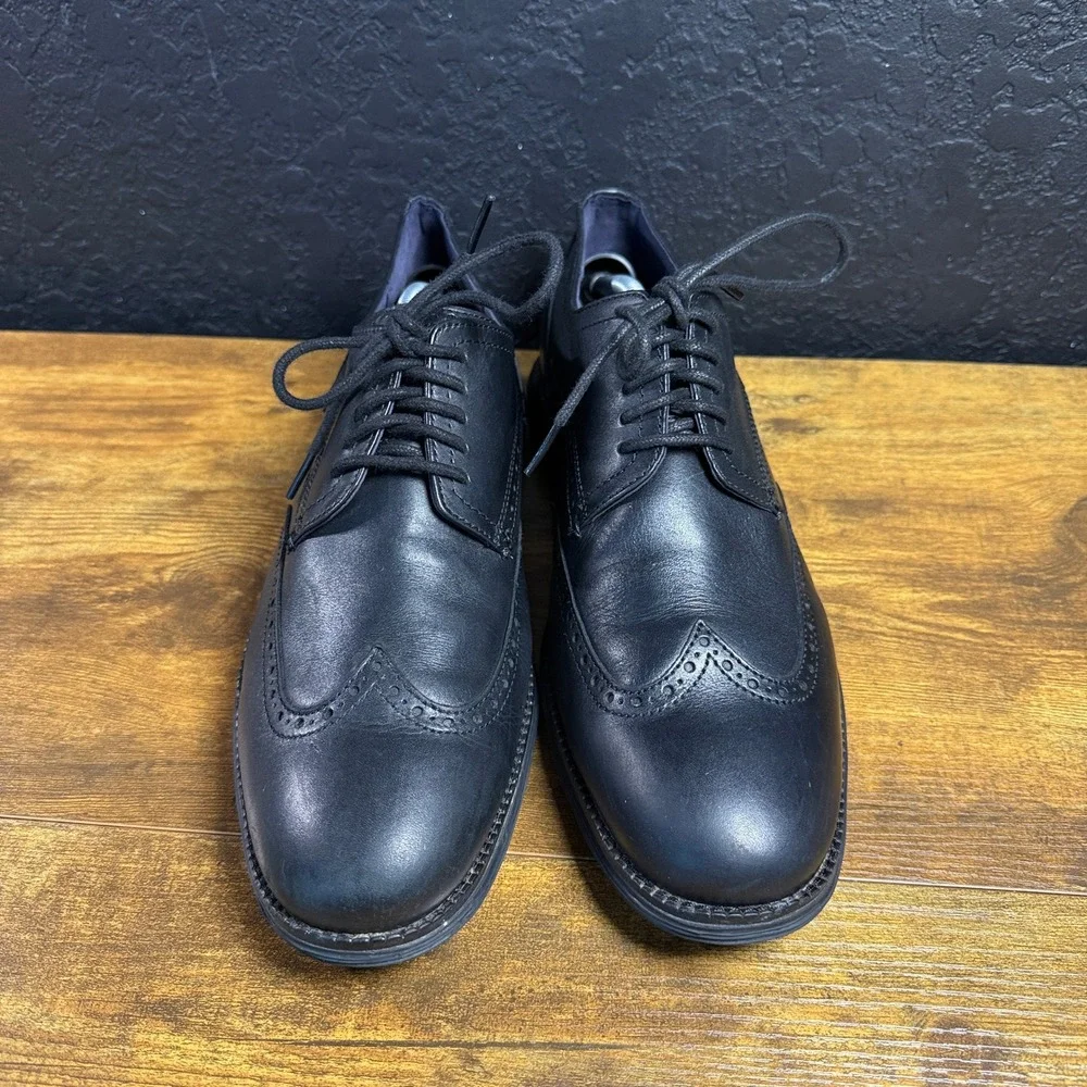 Cole Haan OriginalGrand C27984 Black Leather Wingtip Oxford Mens 12M